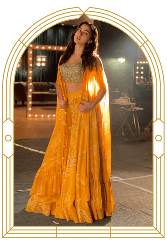 ⁠Indo-Western Lehengas