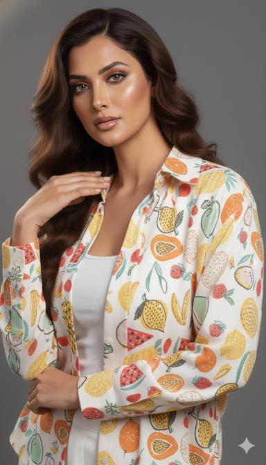 Tropical Fruit Fiesta Shirt