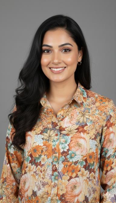 Autumn Bloom Floral Shirt