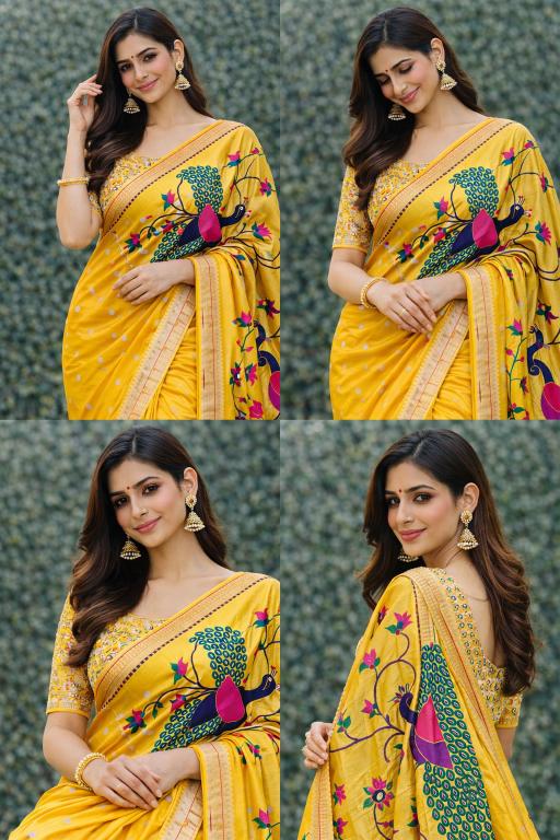 Peetambara Mayura Silk Saree