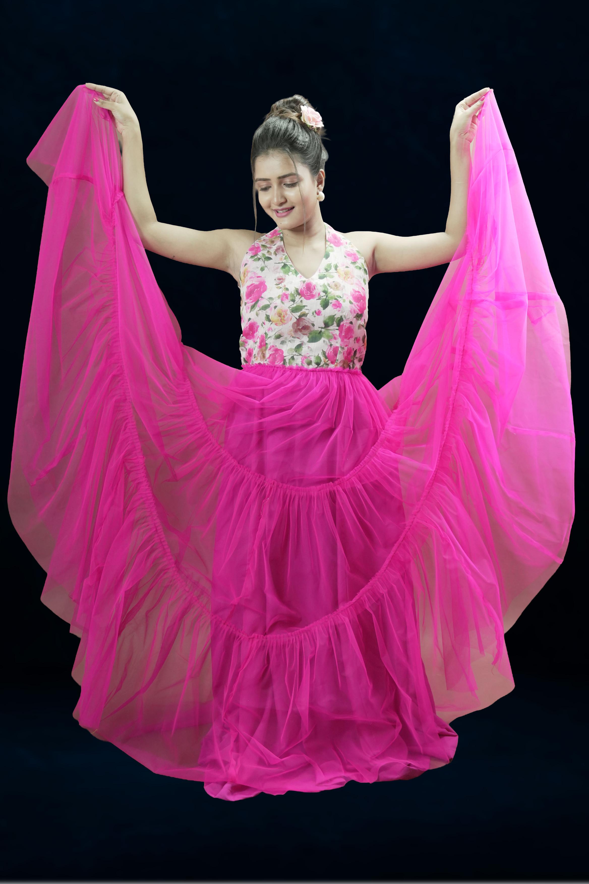 Blooming Fantasy Floral Gown