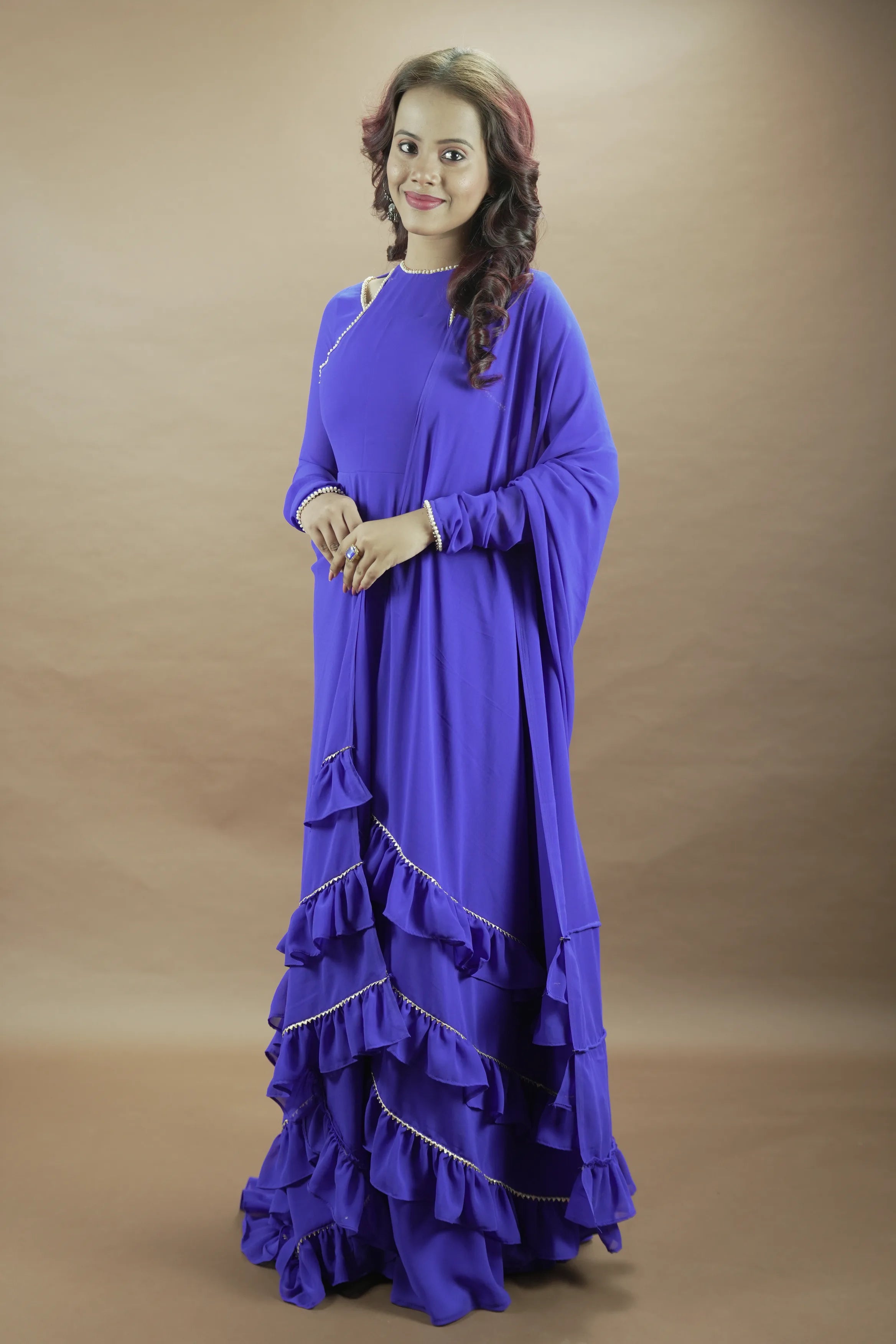 Purple Anarkali