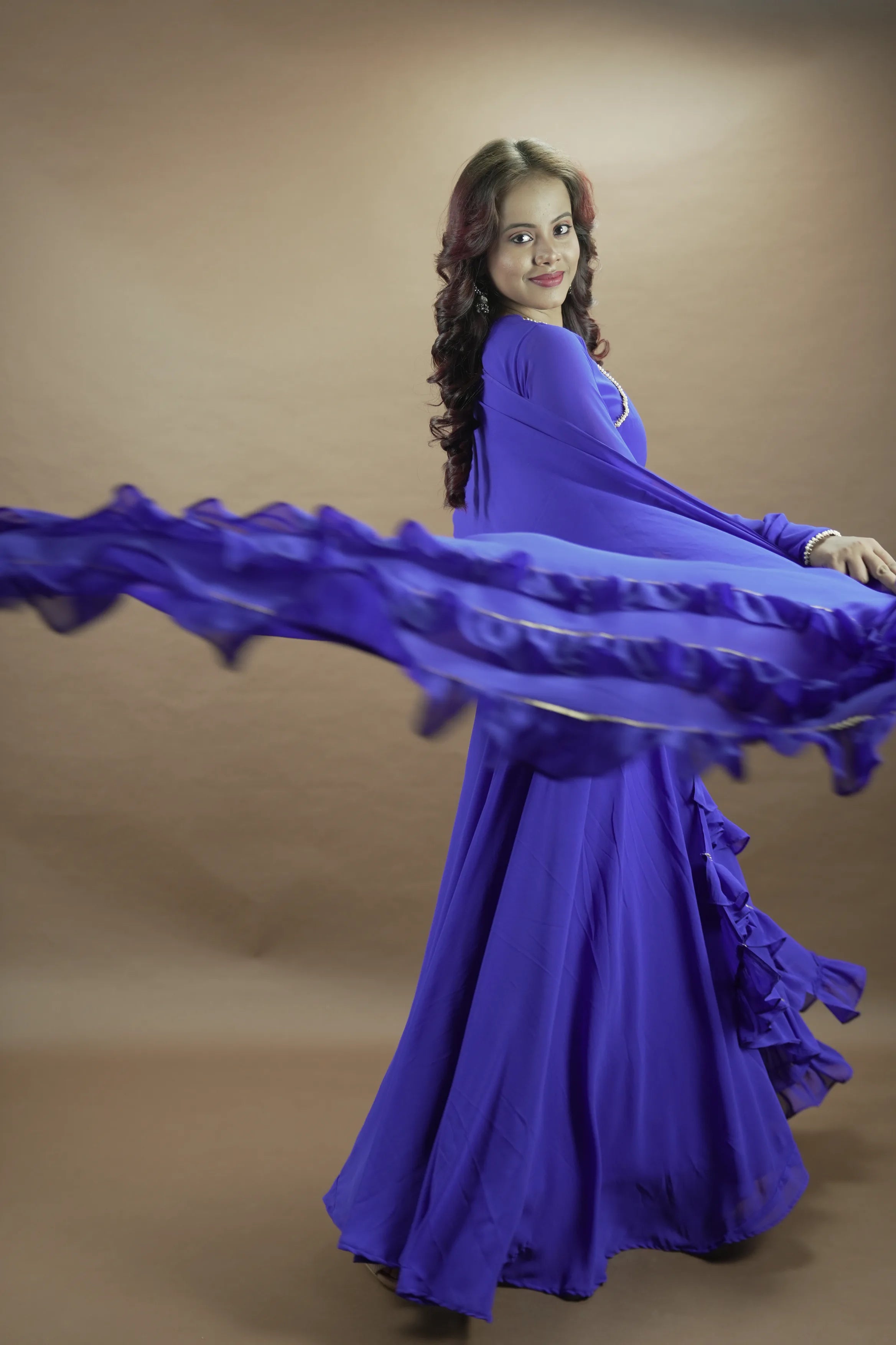 Purple Anarkali