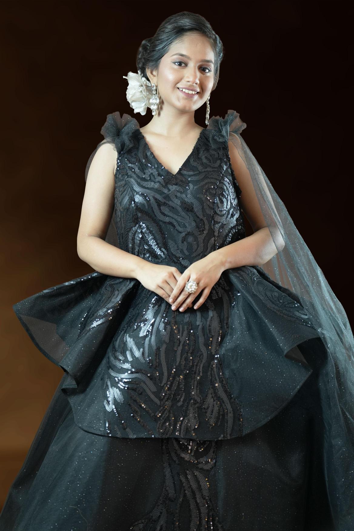 Black Elegant Royal Gown