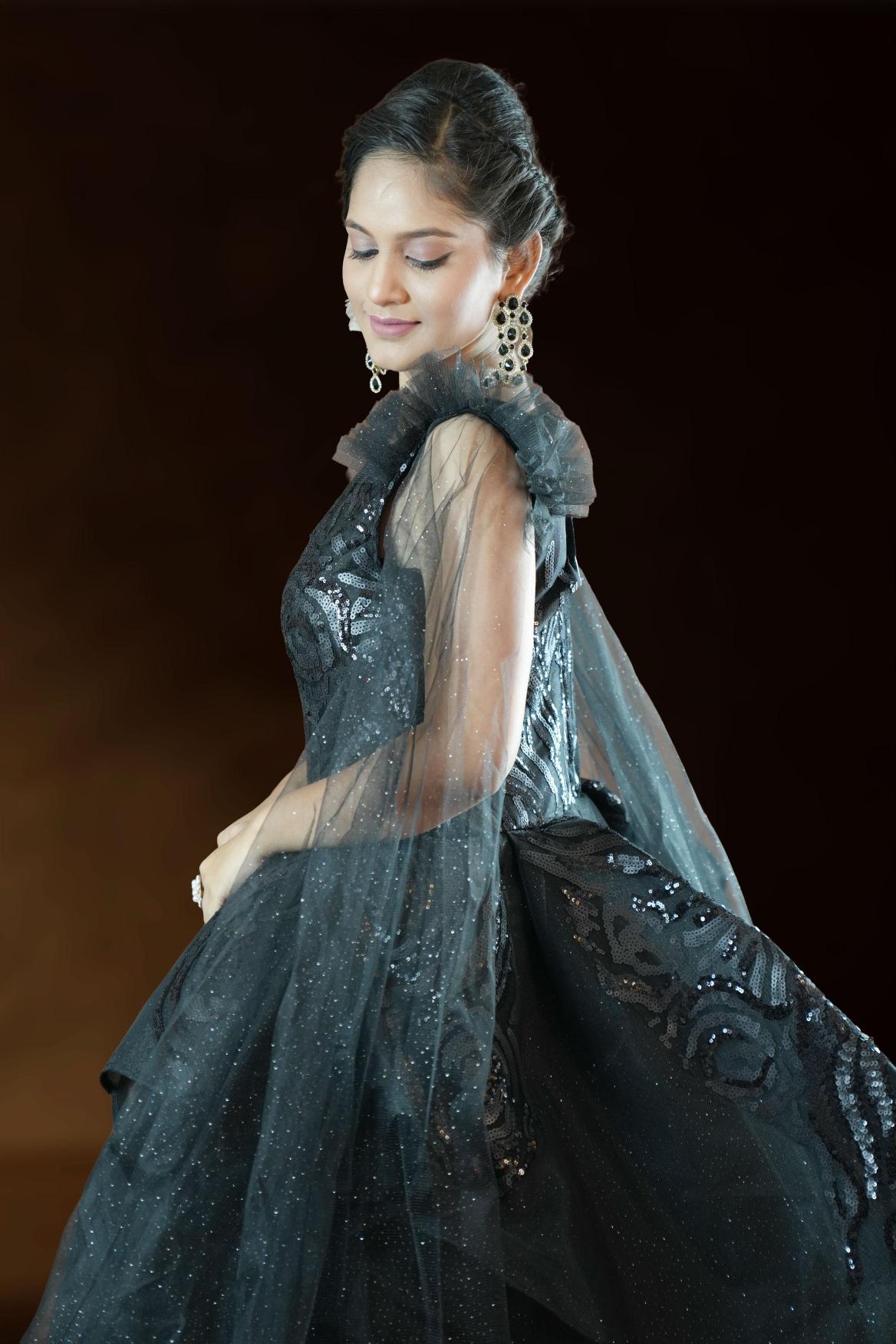 Black Elegant Royal Gown