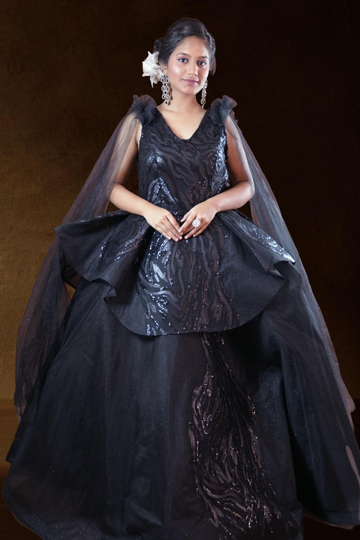 Black Elegant Royal Gown