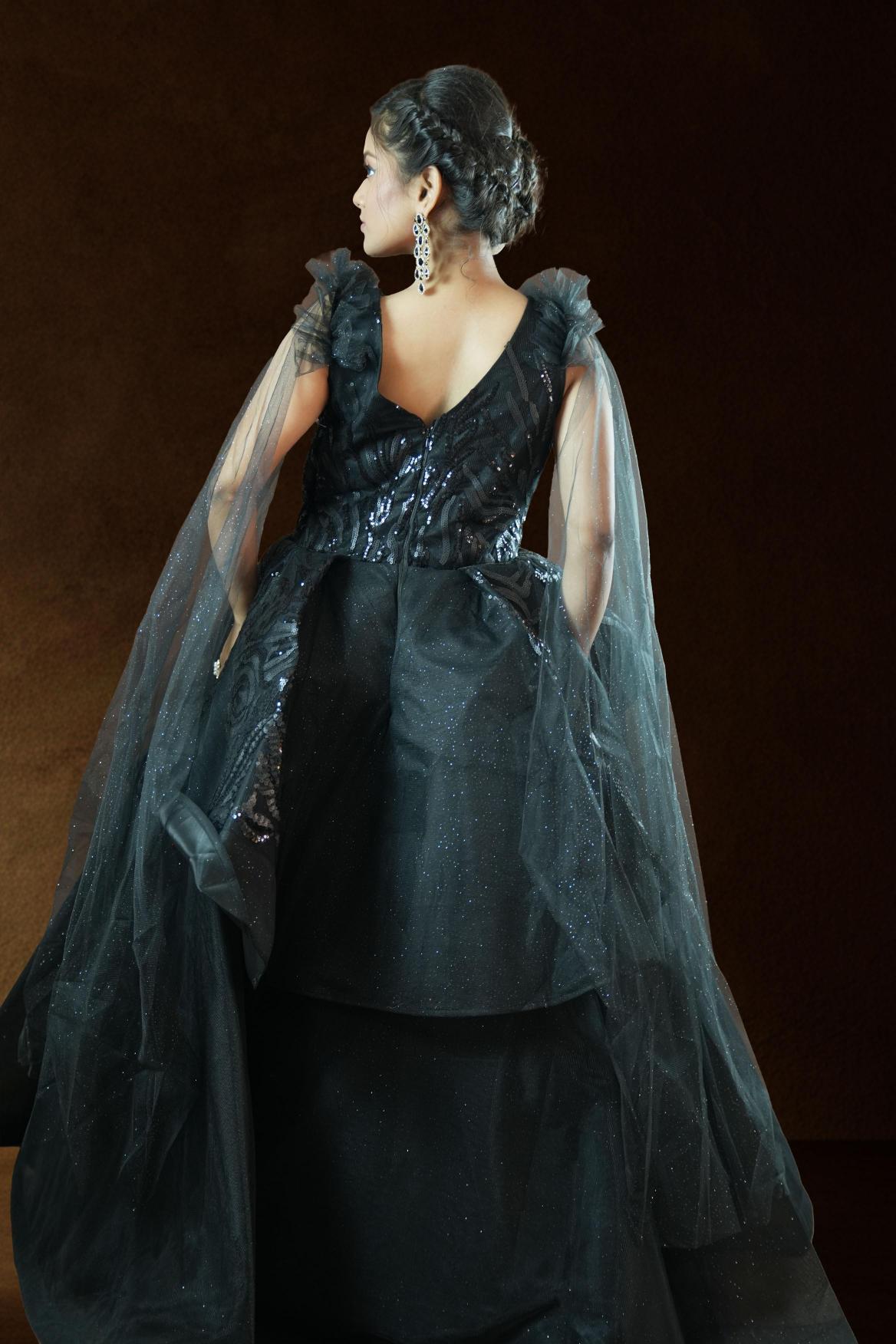 Black Elegant Royal Gown