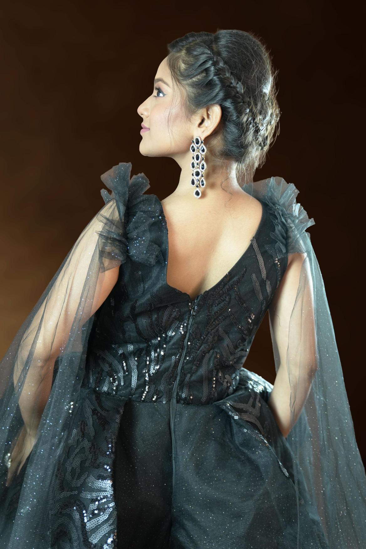 Black Elegant Royal Gown