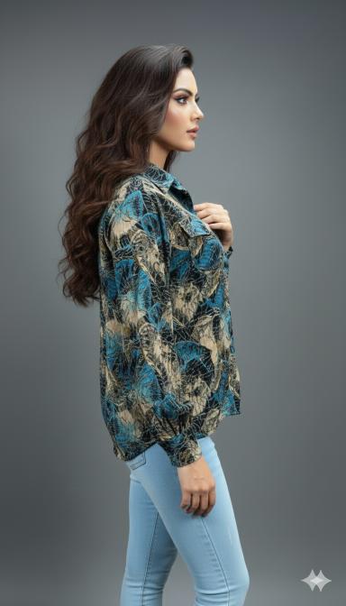 Mystic Forest Printed Cotton Shirt