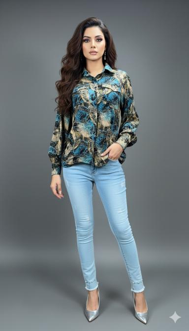 Mystic Forest Printed Cotton Shirt