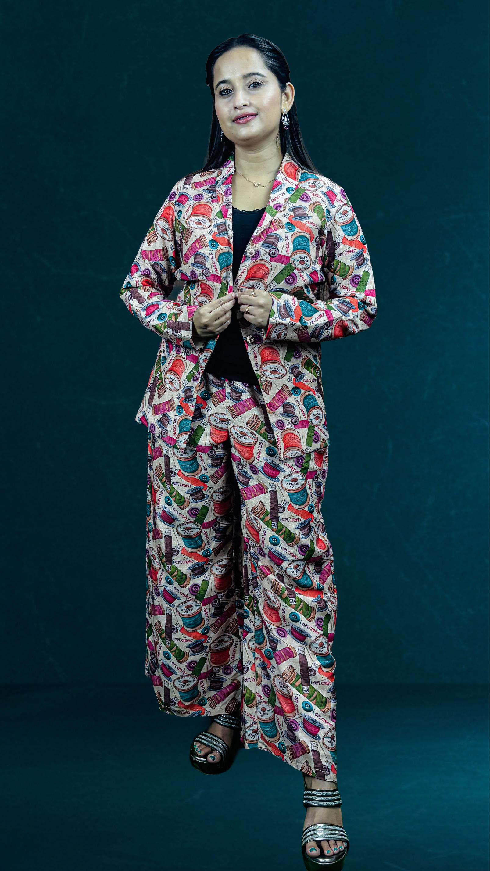 Designer thread work Co-Ord set