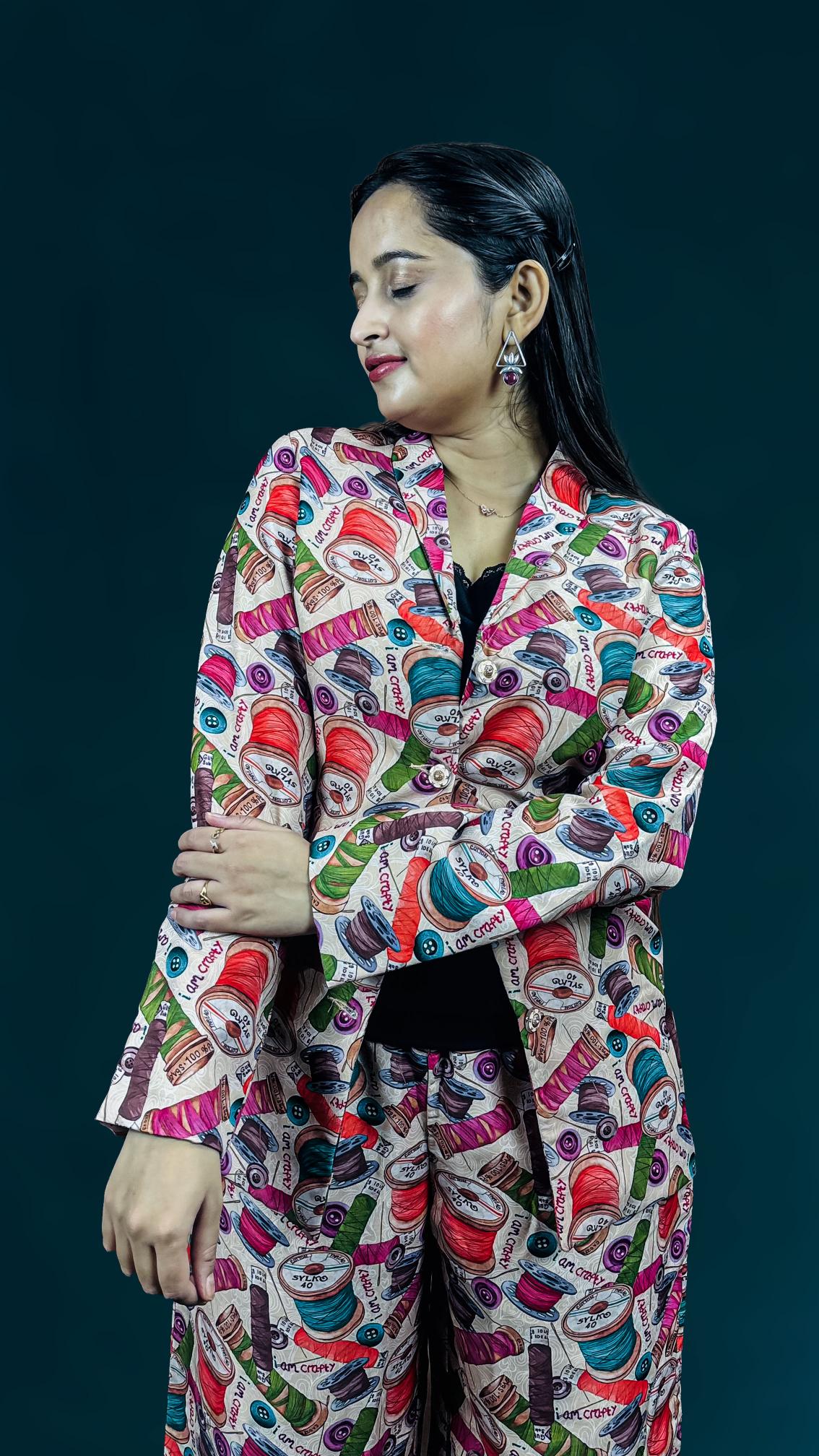 Designer thread work Co-Ord set