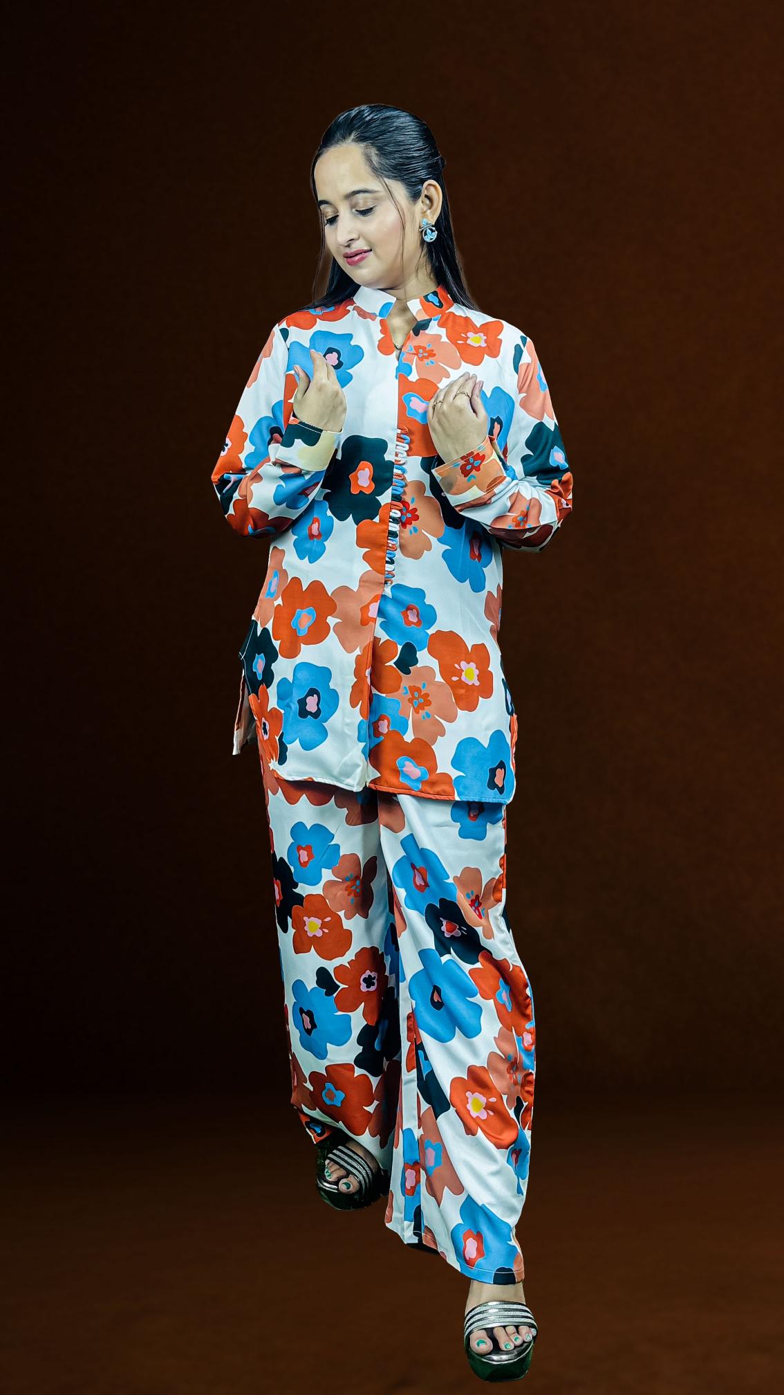 Floral print co-ord set