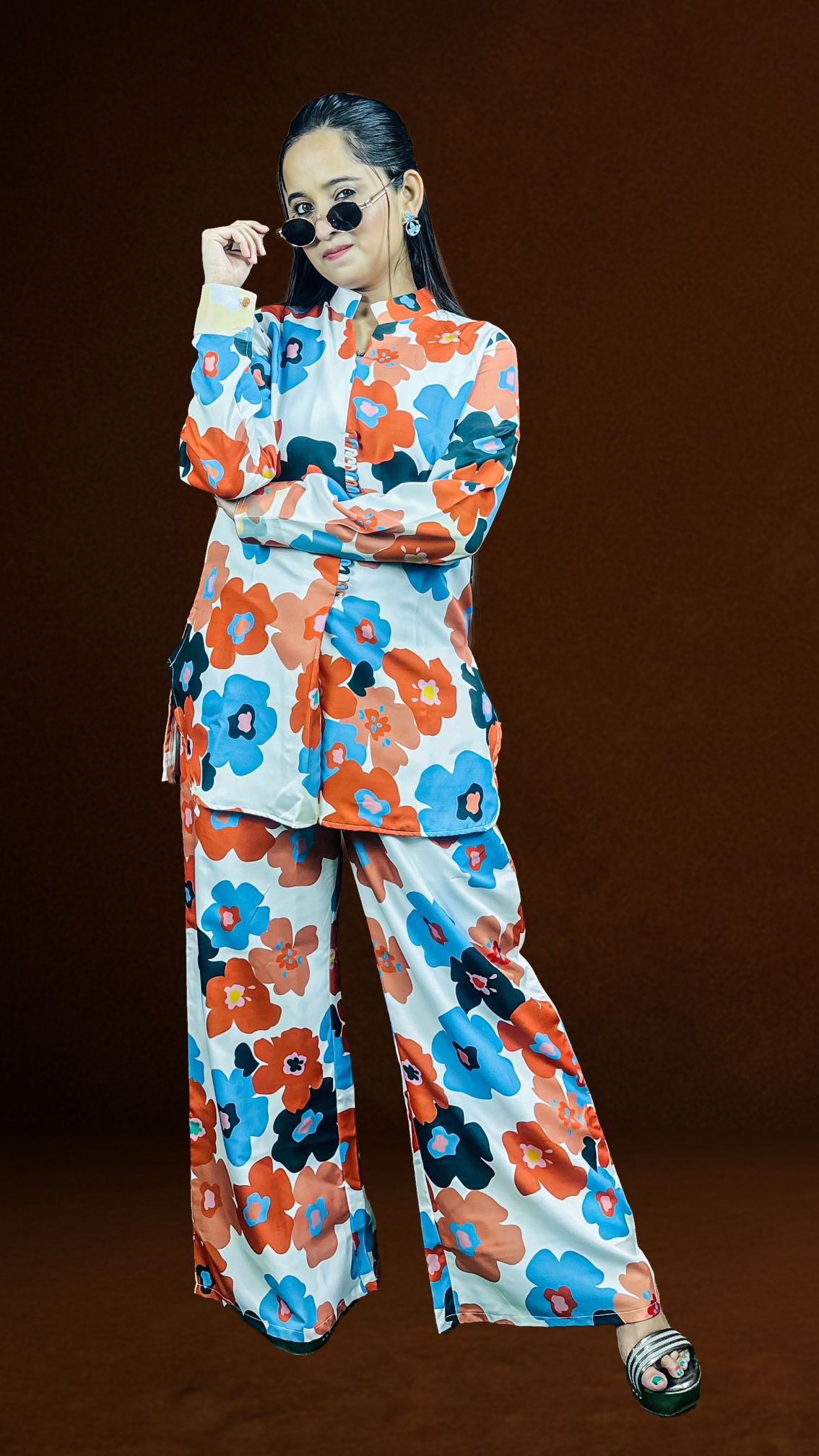 Floral print co-ord set