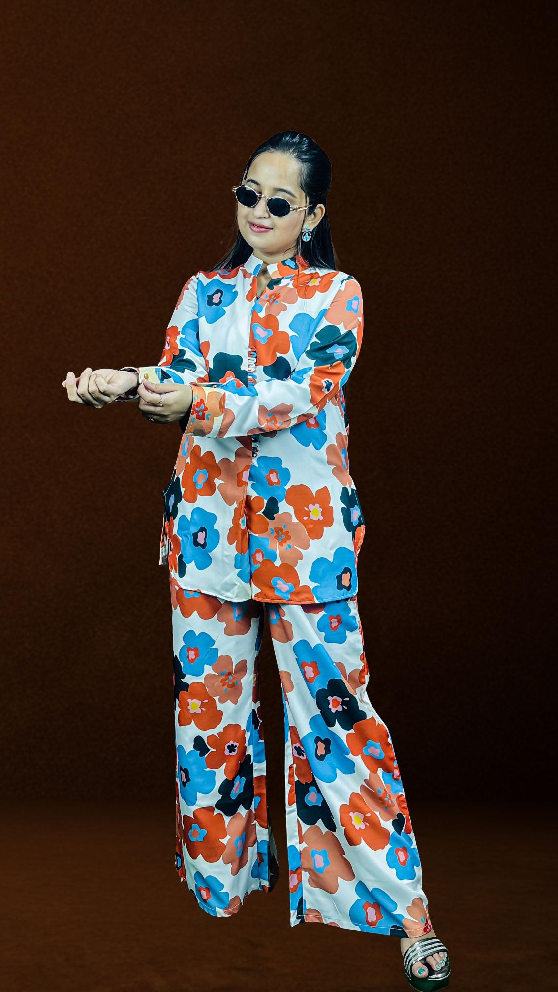 Floral print co-ord set