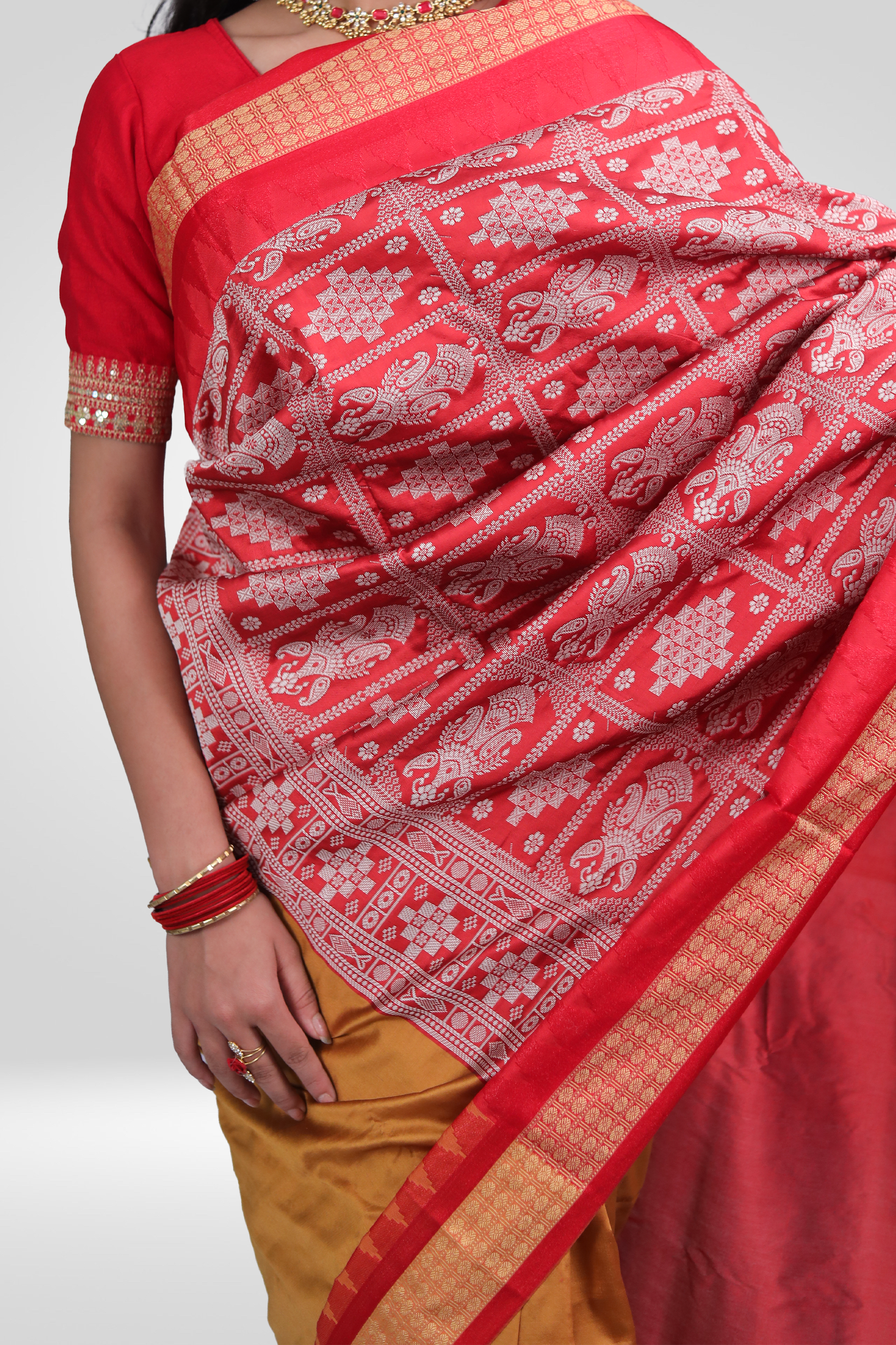Royal Bomkai Heritage Saree