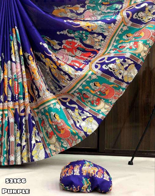 Royal Kalamkari Tassel Saree