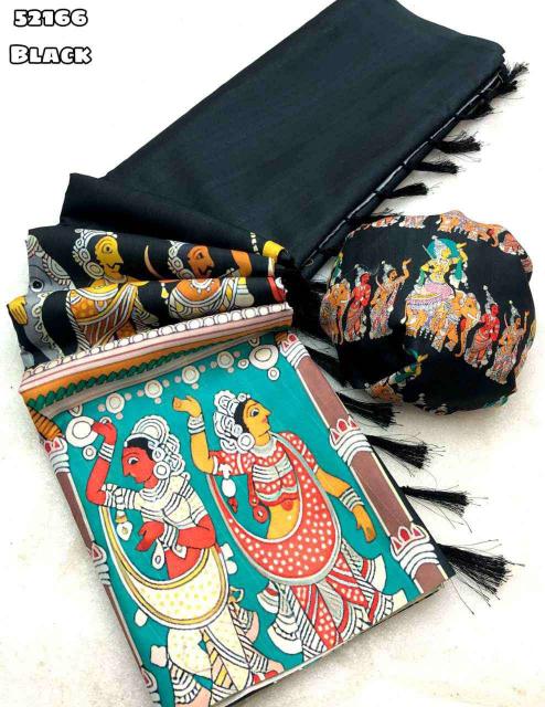 Nritya Kalamkari Tassel Saree