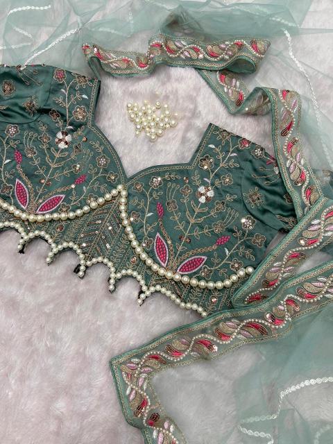 Pearl Garden Embroidered Saree
