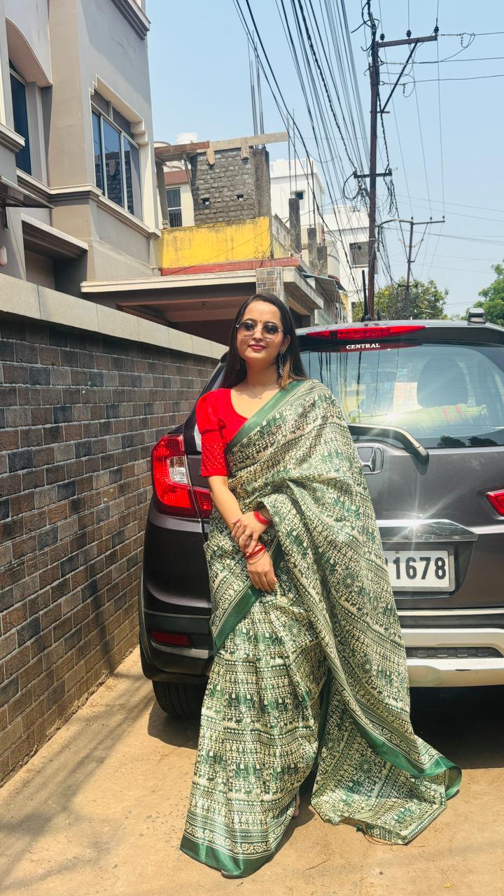 Hariyali Heritage Saree
