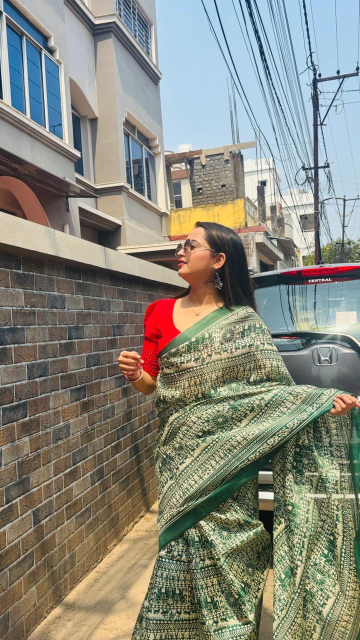 Hariyali Heritage Saree