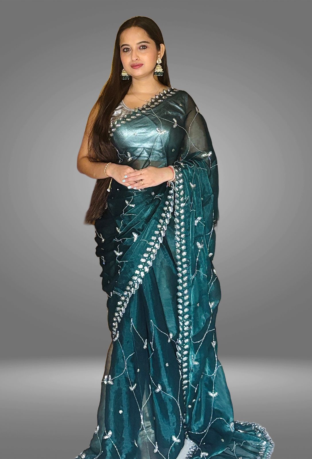 MIST TISSUE SILK SAREE