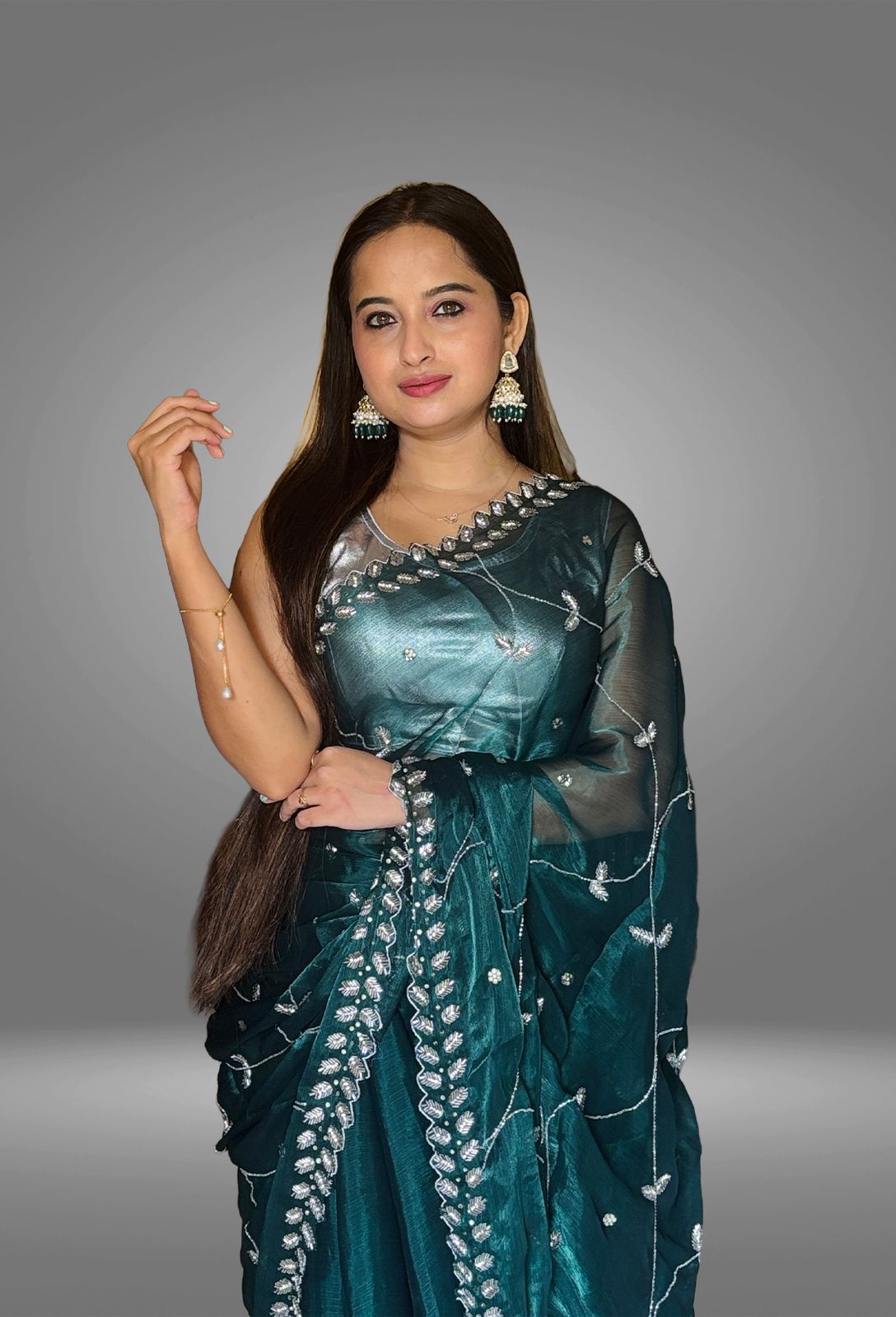 MIST TISSUE SILK SAREE