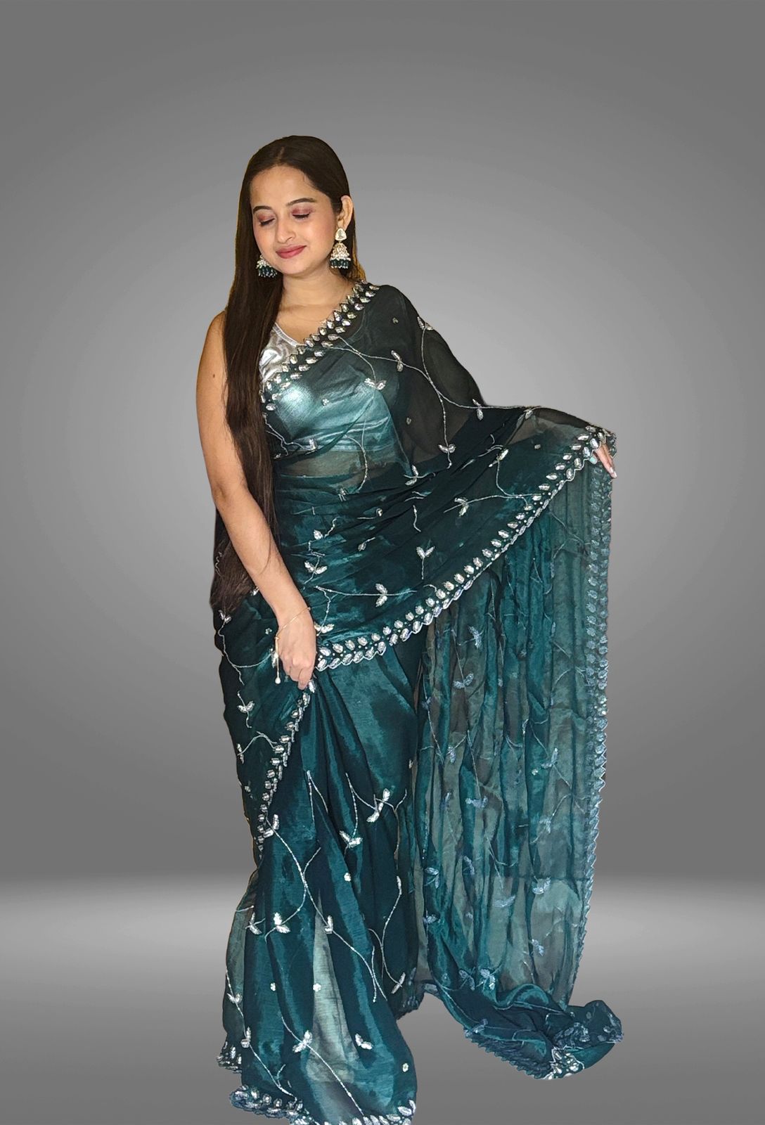 MIST TISSUE SILK SAREE