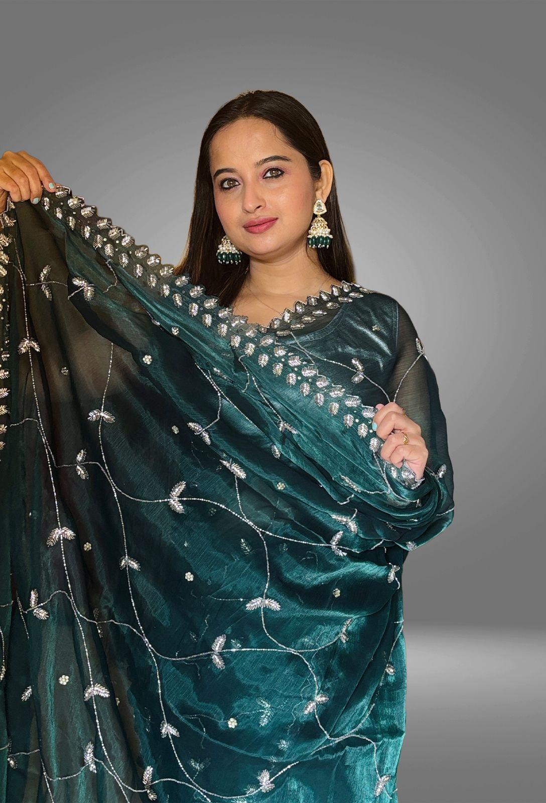 MIST TISSUE SILK SAREE