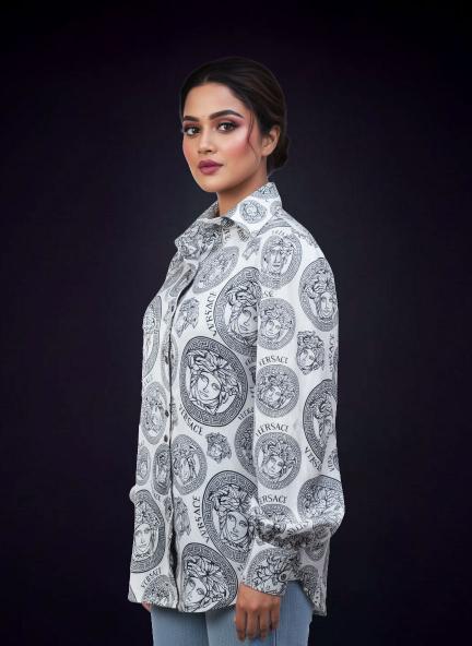 Classic Medallion Print Luxe Shirt