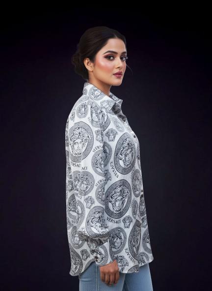 Classic Medallion Print Luxe Shirt